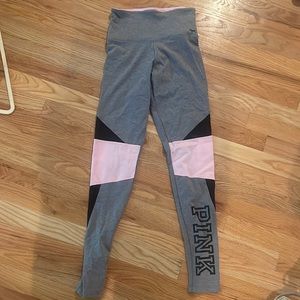 Victoria’s Secret PINK brand leggings. Size XS. Mesh.